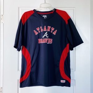 Stitches Atlanta Braves Jersey Style Tee